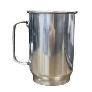 Caneca de Alumínio Brilhante 400ml para Sublimação
