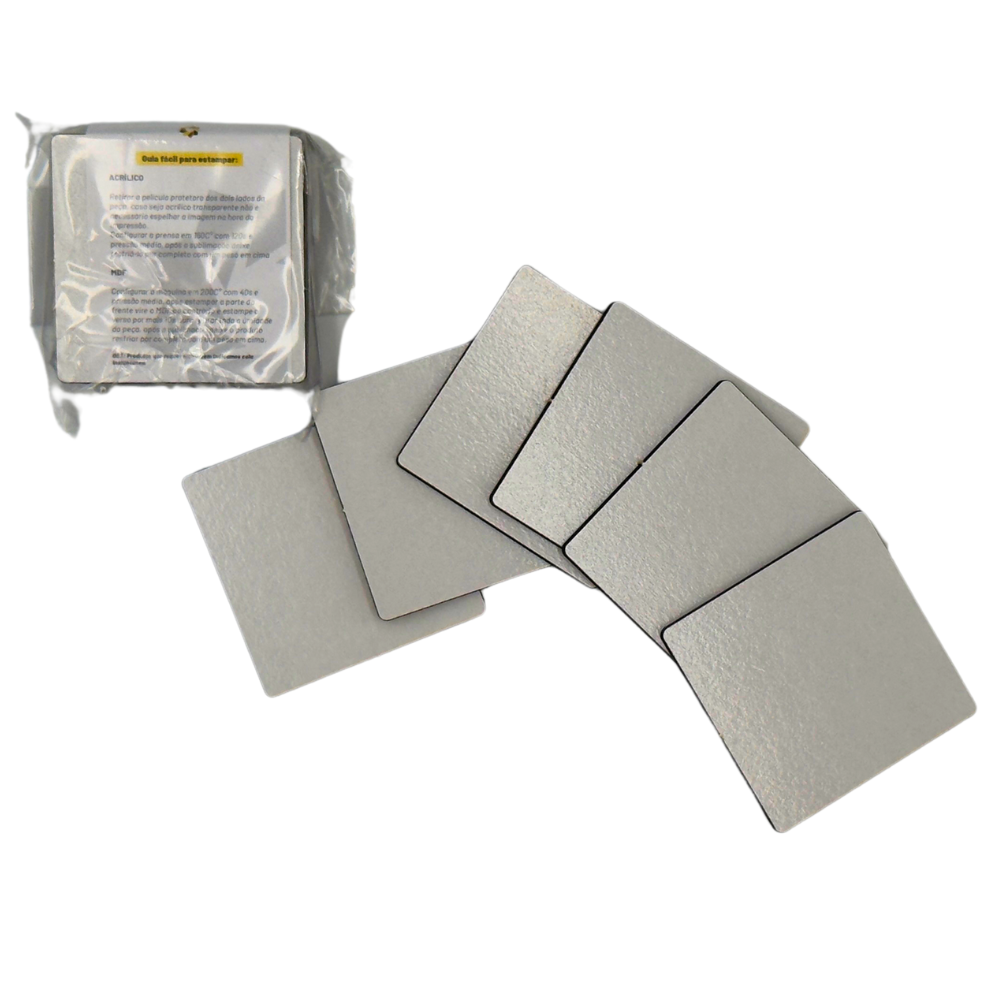 Kit Mdf 3mm com 5un - 5x5cm