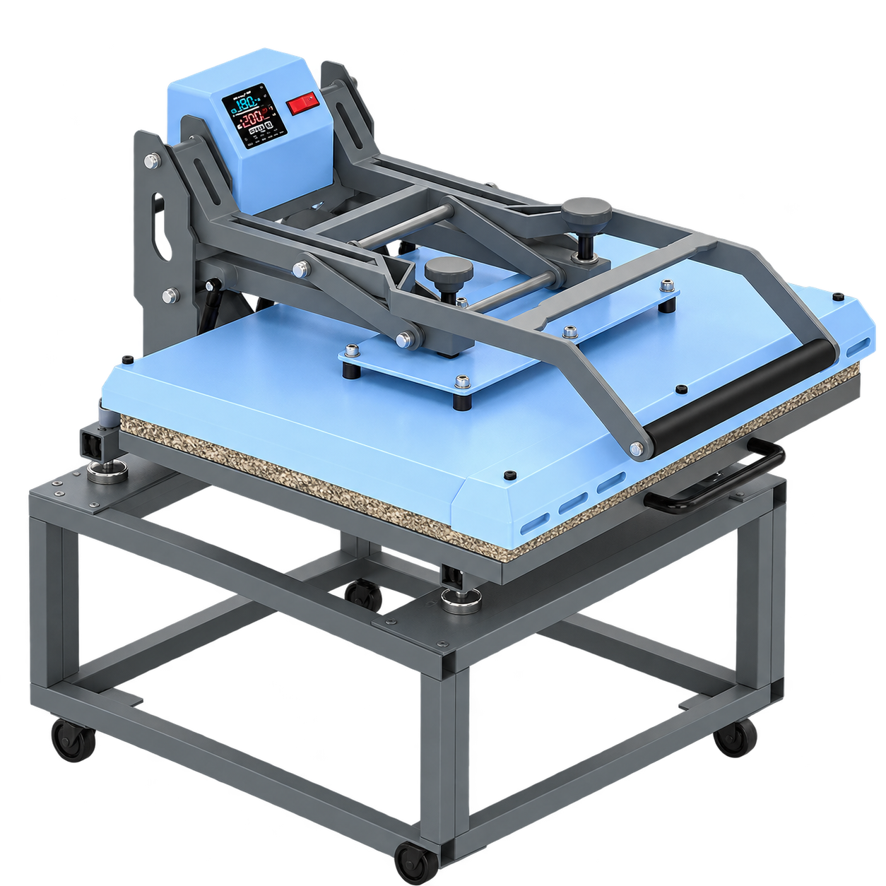 PRENSA PLANA ELITE PRO COM GAVETA 80X100 AZUL 110V - 7502
