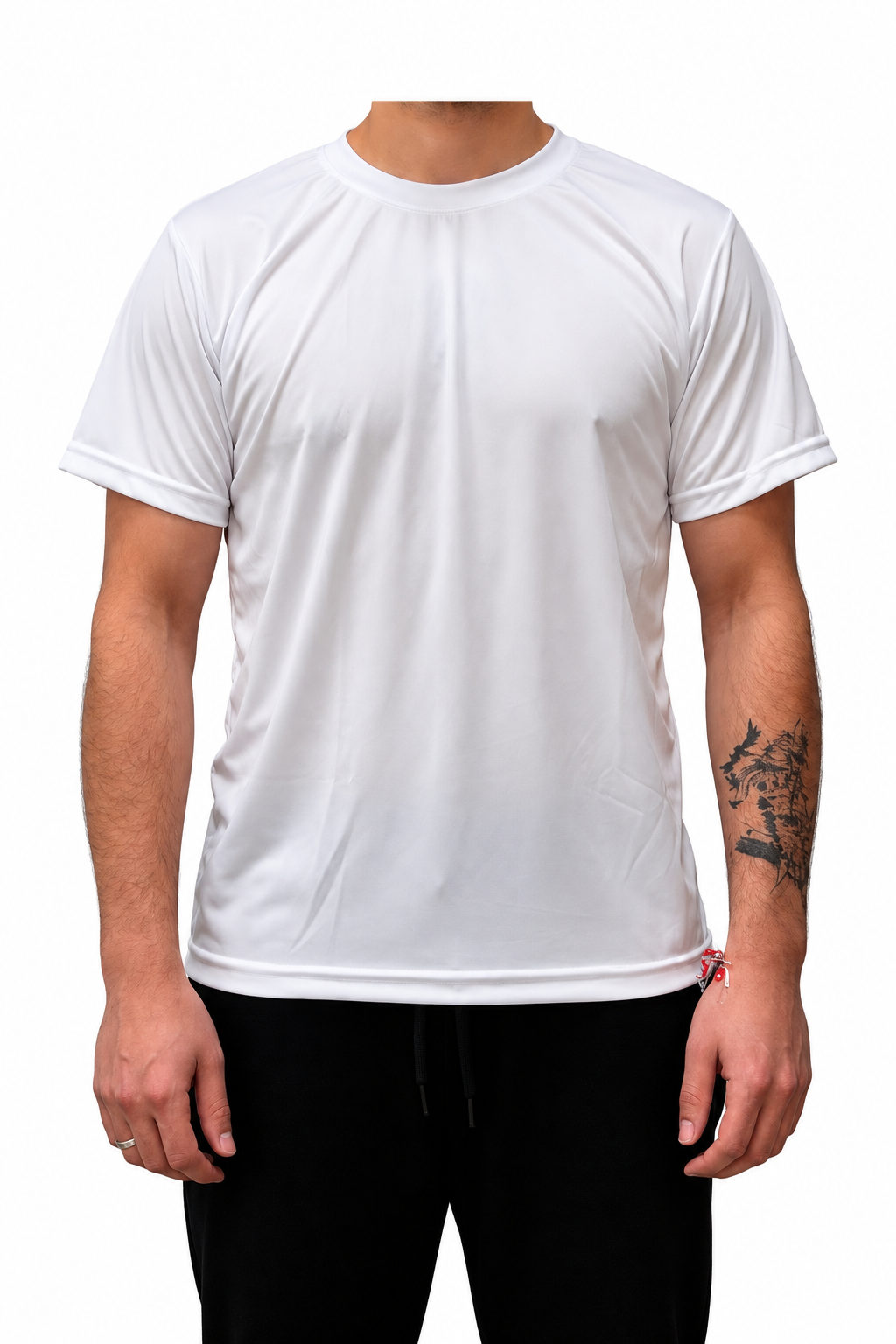 Camiseta Dry Fit Madrid 100% PES Branco - XXG