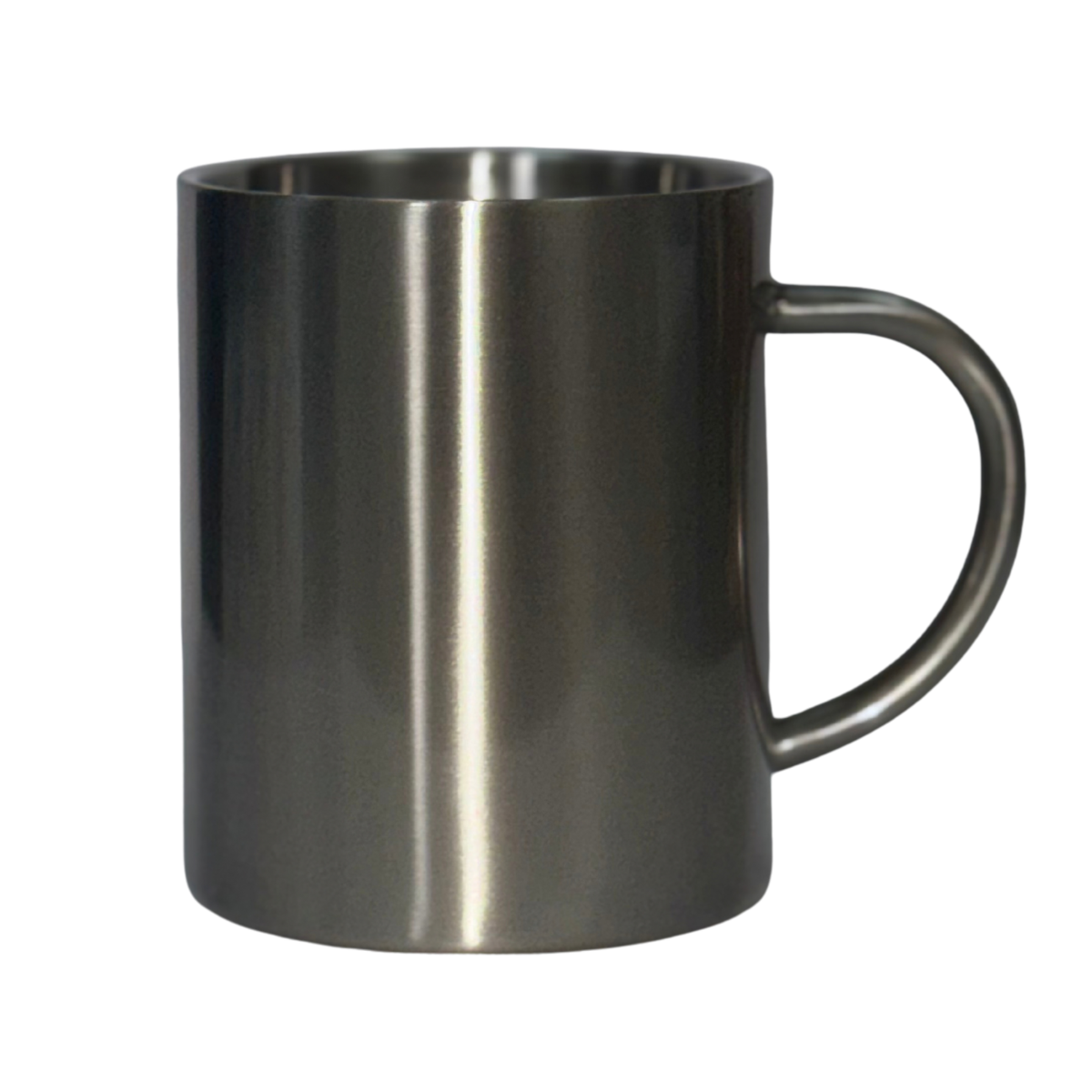 Caneca Inox Prata 450ml - 2990