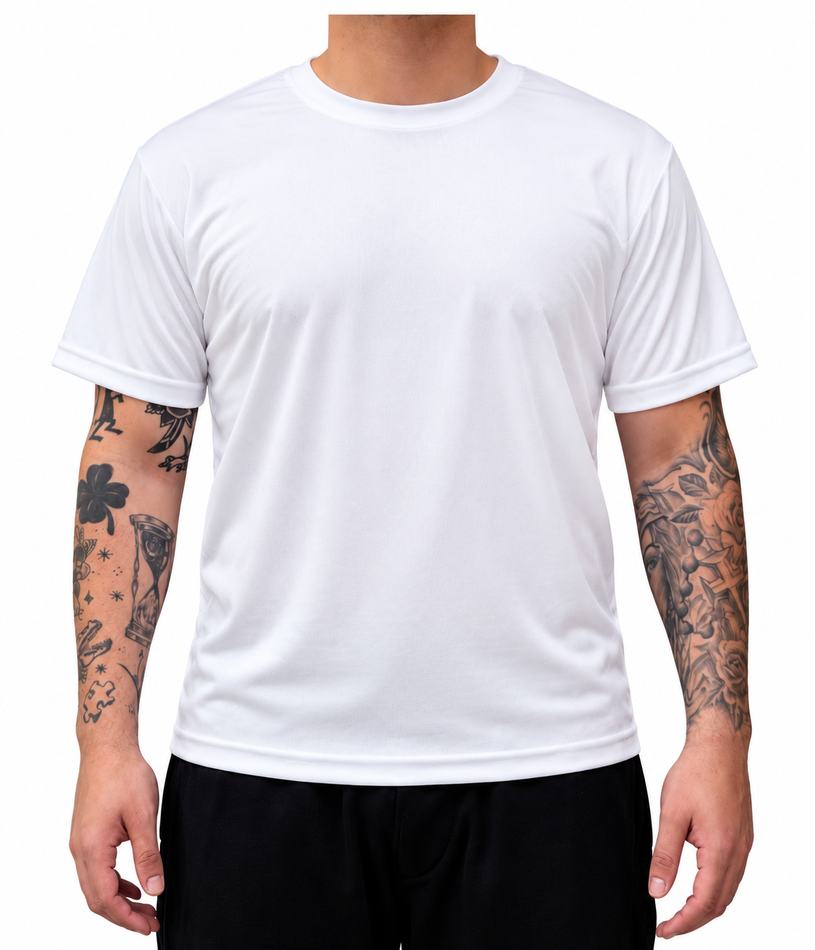 Camiseta Dry Fit Colmeia 100% PES Branco - GG