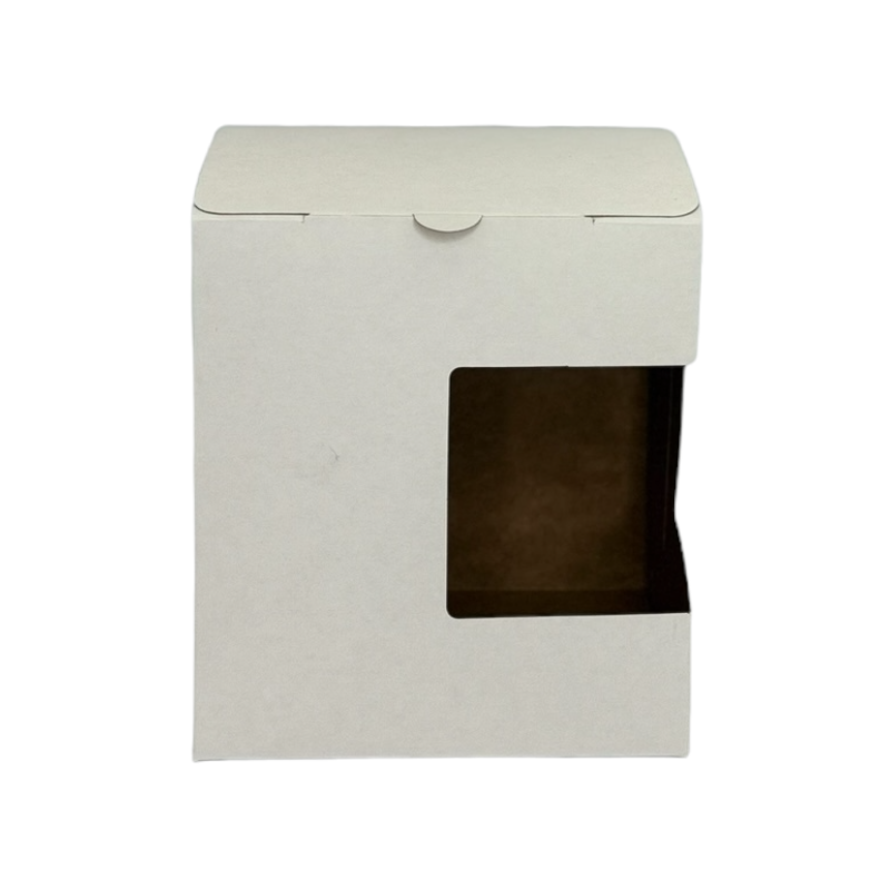 Caixinha Fosca Branco para caneca c/ Colher N.56